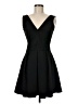 Boohoo Solid Black Cocktail Dress Size 6 - photo 1