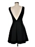 Boohoo Solid Black Cocktail Dress Size 6 - photo 2