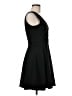 Boohoo Solid Black Cocktail Dress Size 6 - photo 4