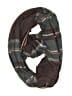 Unbranded Plaid Brown Burgundy Scarf One size - photo 1