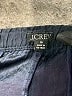 J.Crew 100% Acetate Color Block Black Track Pants Size 10 - photo 7