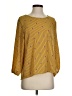 Jon & Anna 100% Polyester Yellow 3/4 Sleeve Blouse Size S - photo 1