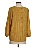 Jon & Anna 100% Polyester Yellow 3/4 Sleeve Blouse Size S - photo 2