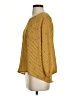 Jon & Anna 100% Polyester Yellow 3/4 Sleeve Blouse Size S - photo 5