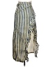 Assorted Brands Stripes Gold Casual Skirt Size L (estimated) - photo 1