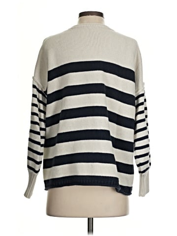 Madewell Conway Pullover Sweater in Mixed Stripe (view 2)