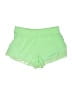 Athleta 100% Polyester Solid Green Athletic Shorts Size S - photo 1