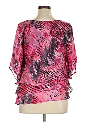 Alex Evenings Short Sleeve Blouse (view 2)