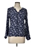 Just Jeans Blue Long Sleeve Henley Size 12 - photo 1