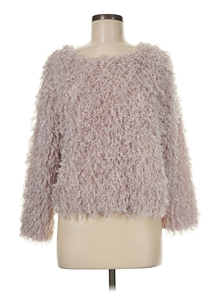 Pre-owned Adora 3/4 Sleeve Top Pink Boatneck Tops