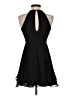 Bebe 100% Polyester Solid Black Cocktail Dress Size 2 - photo 2