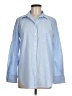 Equipment Blue Long Sleeve Button-Down Shirt Size M - photo 1