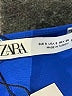 Zara Blue 3/4 Sleeve Blouse Size S - photo 7