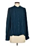 Ann Taylor 100% Polyester Teal Long Sleeve Blouse Size S - photo 1