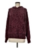 Athleta Animal Print Burgundy Pullover Sweater Size M - photo 1