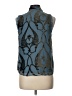 Cinq à Sept Print Blue Sleeveless Blouse Size L - photo 2
