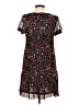 Millau 100% Polyester Floral Black Casual Dress Size S (estimated) - photo 2