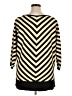 Carmen Carmen Marc Valvo Stripes Gold Pullover Sweater Size 1X - photo 2