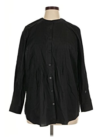 Woman Within 3/4 Sleeve Button-Down Shirt (view 1)