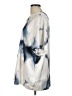 H&M Tie-dye Ivory Short Sleeve Blouse Size L - photo 5