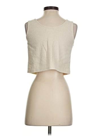 OAK + FORT Sleeveless Button-Down Shirt (view 2)