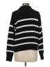 Old Navy 100% Cotton Stripes Black Pullover Sweater Size M - photo 2