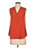 Naked Zebra 100% Polyester Orange Sleeveless Blouse Size S - photo 1