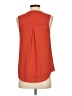 Naked Zebra 100% Polyester Orange Sleeveless Blouse Size S - photo 2
