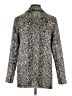 Nine West 100% Polyester Animal Print Gold Blazer Size XS - photo 2