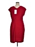 Project Gravitas 100% Polyester Solid Red Cocktail Dress Size 16 - photo 2