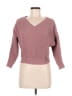 Chloe + Cyrus 100% Polyester Pink Pullover Sweater Size M - photo 1
