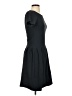 Ganni Solid Black Casual Dress Size XS - photo 4