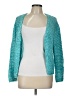 Sigrid Olsen Teal Cardigan Size Lg Petite - photo 1