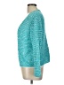 Sigrid Olsen Teal Cardigan Size Lg Petite - photo 5
