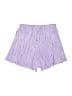 Assorted Brands 100% Polyester Stripes Purple Shorts Size S - photo 2