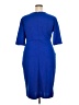 Unbranded Solid Blue Cocktail Dress Size 3X - photo 2