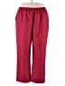 Alfred Dunner 100% Polyester Solid Red Casual Pants Size 24W - photo 1