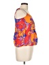 ModCloth Paisley Orange Sleeveless Blouse Size M - photo 4