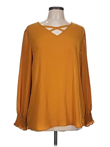 Maurices Long Sleeve Blouse (view 1)