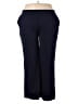 Serra Solid Blue Casual Pants Size XL - photo 1