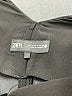 Zara 100% Polyester Solid Black Casual Dress Size S - photo 7