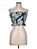 Roxy 100% Viscose Teal Tube Top Size L - photo 1