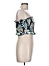 Roxy 100% Viscose Teal Tube Top Size L - photo 4