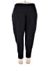Athleta Solid Black Active Pants Size 2X - photo 2