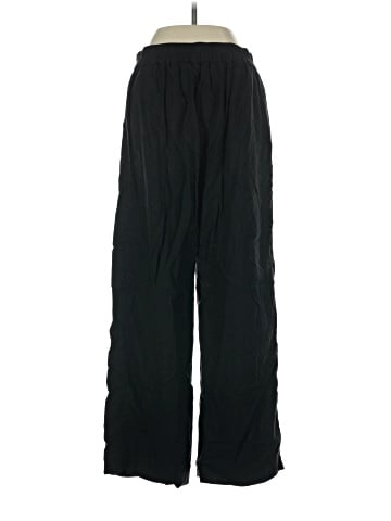 Madewell Pull-On Straight Crop Pants in Linen Blend (view 2)