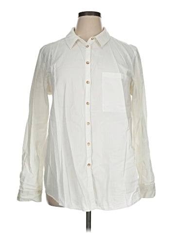 Pilcro by Anthropologie Long Sleeve Button-Down Shirt (view 1)
