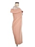 Bardot Solid Tan Cocktail Dress Size 6 - photo 4