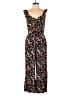 Ann Taylor LOFT Floral Black Jumpsuit Size 10 - photo 1
