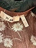 Mi ami 100% Rayon Brown 3/4 Sleeve Blouse Size S - photo 7