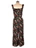 Ann Taylor LOFT Floral Black Jumpsuit Size 10 - photo 2